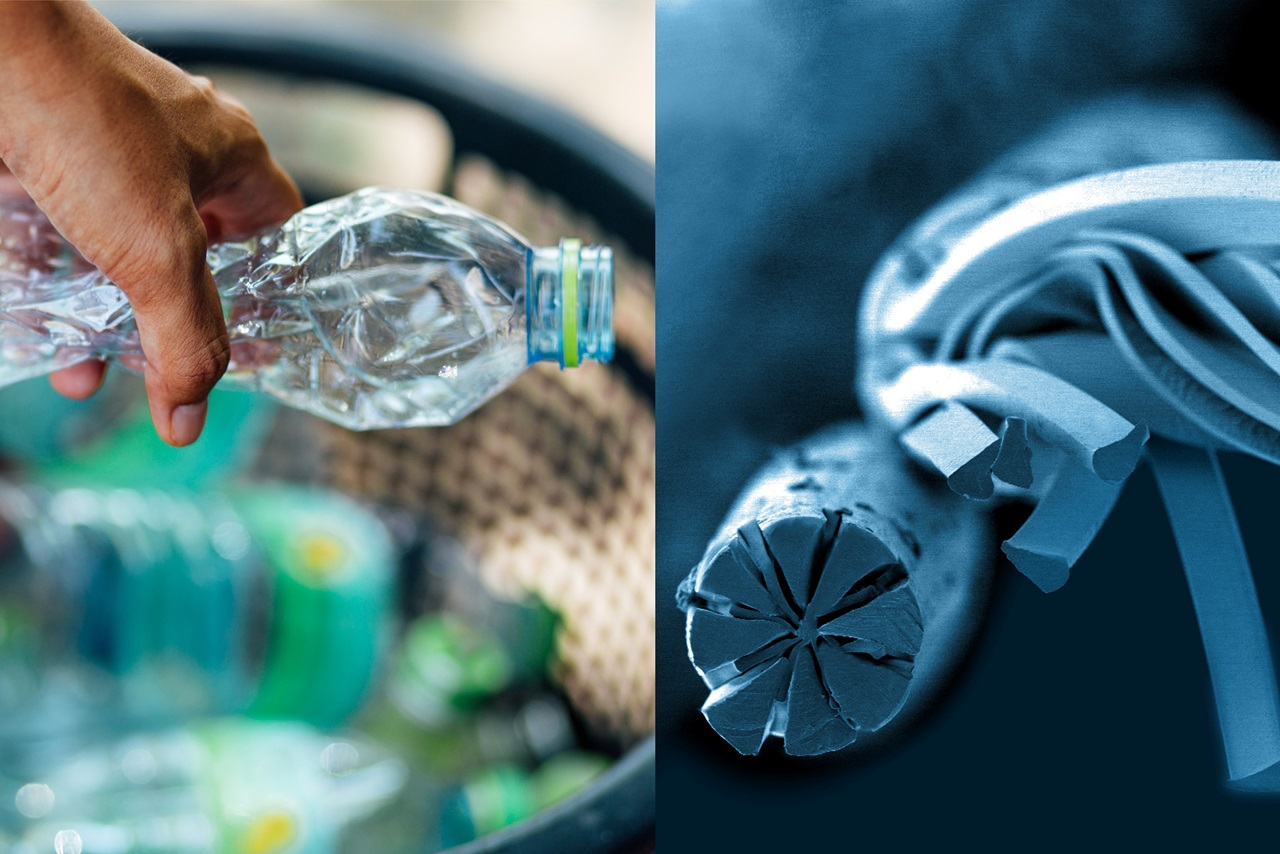 Evolon® RE made from recycled PET bottles