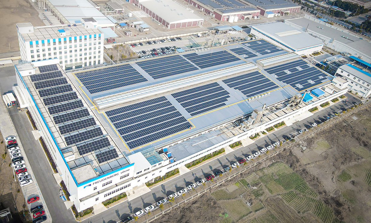 Freudenberg Nantong Factory Drone View