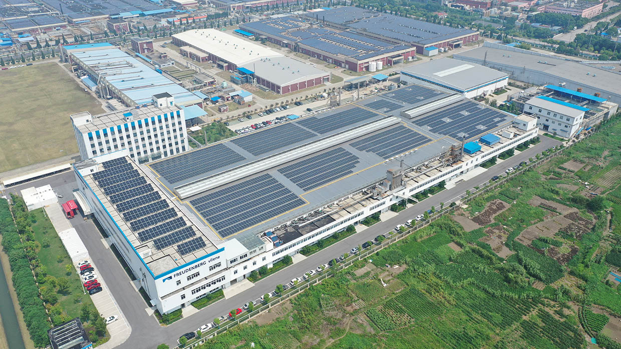 Standort von Performance Materials Apparel in Nantong, China